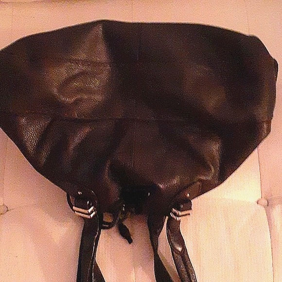 Cole Haan drawstring large hobo. - Picture 2 of 3